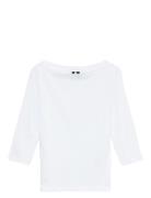 Vmpanda Modal 3/4 Top Jrs Noos Tops T-shirts & Tops Short-sleeved Whit...