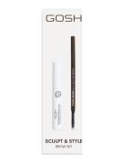 Sculpt & Style Brow Set Gift Box Kulmakynä Meikki Multi/patterned GOSH...