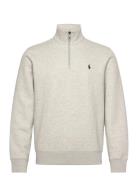 Double-Knit Quarter-Zip Pullover Tops Sweat-shirts & Hoodies Sweat-shi...