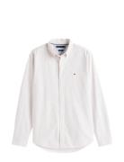 Heritage Oxford Stripe Rf Shirt Tops Shirts Casual White Tommy Hilfige...