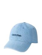 Ttlcs Embrdry Dnm Bs Accessories Headwear Caps Blue Calvin Klein