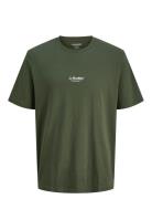 Jjesoho Tee Ss Crew Neck Noos Tops T-shirts Short-sleeved Green Jack &...