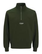 Jjesoho Sweat Quarter Zip Hn Noos Jnr Tops Sweat-shirts & Hoodies Swea...