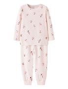 Nmfnightset Ballarina Noos Pyjamasetti Pyjama Pink Name It