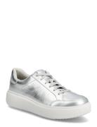Rtg Metallic-Leather Sneakers Matalavartiset Sneakerit Tennarit Silver...