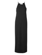 Slfanola Sl Ankle Dress Maksimekko Juhlamekko Black Selected