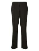 Slfvinnie Hw Pant Noos Bottoms Trousers Straight Leg Black Selected