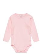 Body Ls Solid Bodies Long-sleeved Pink Fixoni