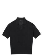 Banks Tops Polos Short-sleeved Navy Reiss