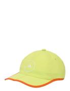 Asmc Run Cap Sport Headwear Caps Yellow Adidas By Stella McCartney