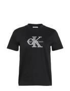 Hero Ss Classic Monologo Cneck T Tops T-shirts & Tops Short-sleeved Bl...