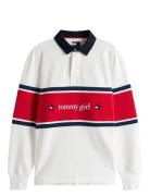 Tommy Girl Rugby Polo Shirt Tops Sweat-shirts & Hoodies Sweat-shirts W...