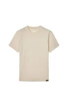 Organic Thor Tee Tops T-shirts Short-sleeved Beige Mads Nørgaard