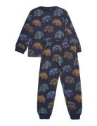 Pyjamas Ls Set Aop Pyjamasetti Pyjama Multi/patterned Minymo