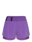 Metarun Split Short Sport Shorts Sport Shorts Purple Asics