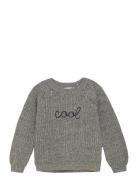 Pullover Knit Tops Knitwear Pullovers Grey Minymo