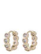 Lovely Crystal Ring Ear Accessories Jewellery Earrings Hoops Gold SNÖ ...