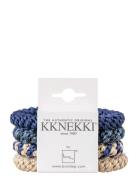 Kknekki Bundle 3 Accessories Hair Accessories Scrunchies Blue Bon Dep