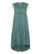 Cmrachel-Dress Polvipituinen Mekko Green Copenhagen Muse