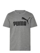 Ess No. 1 Logo Tee B Tops T-shirts Short-sleeved Grey PUMA