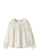 Nmfnethe Ls Loose Shirt Lil Tops T-shirts Long-sleeved T-shirts Cream ...