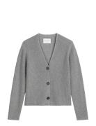 Cardigans Long Sleeve Tops Knitwear Cardigans Grey Marc O'Polo