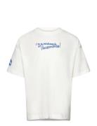 Tnperry Os S_S Tee Tops T-shirts Short-sleeved White The New