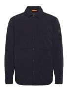 Locky_2_M Tops Overshirts Navy BOSS
