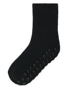 Nmmwaksi Wo/Bl Terry Sock W/Non Skid Sukat Black Name It