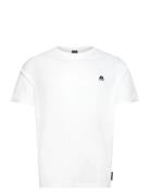 Crescent Tee Designers T-shirts Short-sleeved White Moose Knuckles