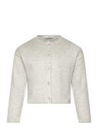 Knitted Button Cardigan Tops Knitwear Cardigans Grey Mango