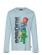 Lwtaffy 603 - T-Shirt L/S Tops T-shirts Long-sleeved T-shirts Blue LEG...