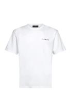 Border T-Shirt White Tops T-shirts Short-sleeved White Belstaff