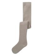 Nmmwakma Wo/Bl Structure Pantyhose Sukkahousut Cream Name It