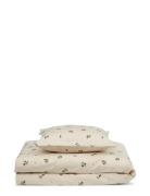 Carl Adult Printed Bedding Home Sleep Time Bed Sets Cream Liewood