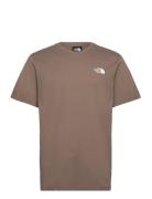 M Ss Box Nse Tee Sport T-shirts Short-sleeved Brown The North Face