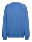 Loose Heavy Sweater Tops Sweat-shirts & Hoodies Sweat-shirts Blue Week...