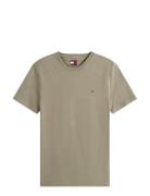 Tjm Xslim Jaspe Htr Tee Ext Tops T-shirts Short-sleeved Khaki Green To...