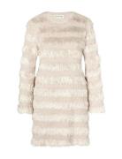 Sabrina Dress Lyhyt Mekko Beige Ida Sjöstedt