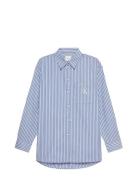 Yd Perfect Button-Down Shirt Tops Shirts Long-sleeved Blue Calvin Klei...