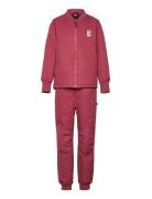 Lwsaku 612 - Thermo Set Outerwear Thermo Outerwear Thermo Sets Red LEG...