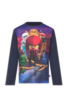Lwtaffy 613 - T-Shirt L/S Tops T-shirts Long-sleeved T-shirts Navy LEG...