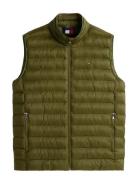 Packable Recycled Vest Liivi Khaki Green Tommy Hilfiger