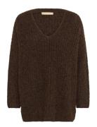 Cubrava Pullover Tops Knitwear Jumpers Brown Culture