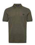 The Fred Perry Shirt Tops Polos Short-sleeved Khaki Green Fred Perry