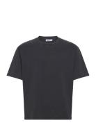 Boxy Tee Tops T-shirts Short-sleeved Black Hope