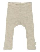 Merino Wool Legging Bottoms Leggings Cream Mikk-line