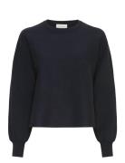 Mschthami Pullover Tops Knitwear Jumpers Navy MSCH Copenhagen