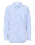 Marleysz Shirt Tops Shirts Long-sleeved Blue Saint Tropez
