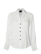 Kathy 2 Tops Shirts Long-sleeved White Andiata